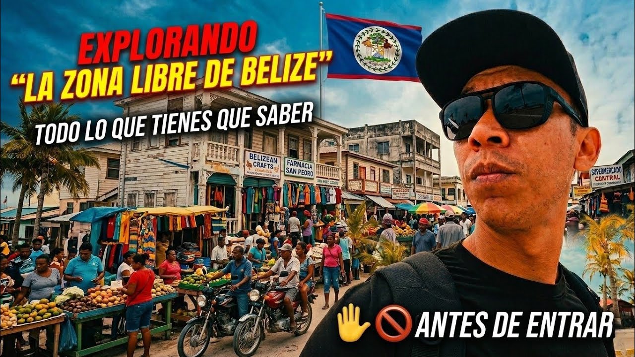 Explorando la ZONA LIBRE de BELIZE | ( Todo lo que debes saber) 🇧🇿😮✈️
