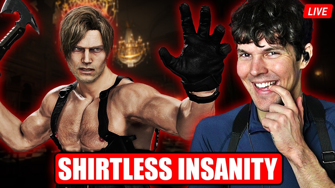 Resident Evil Requiem: INSANITY DIFFICULTY & Shirtless Leon Mod - LIVE PART 1