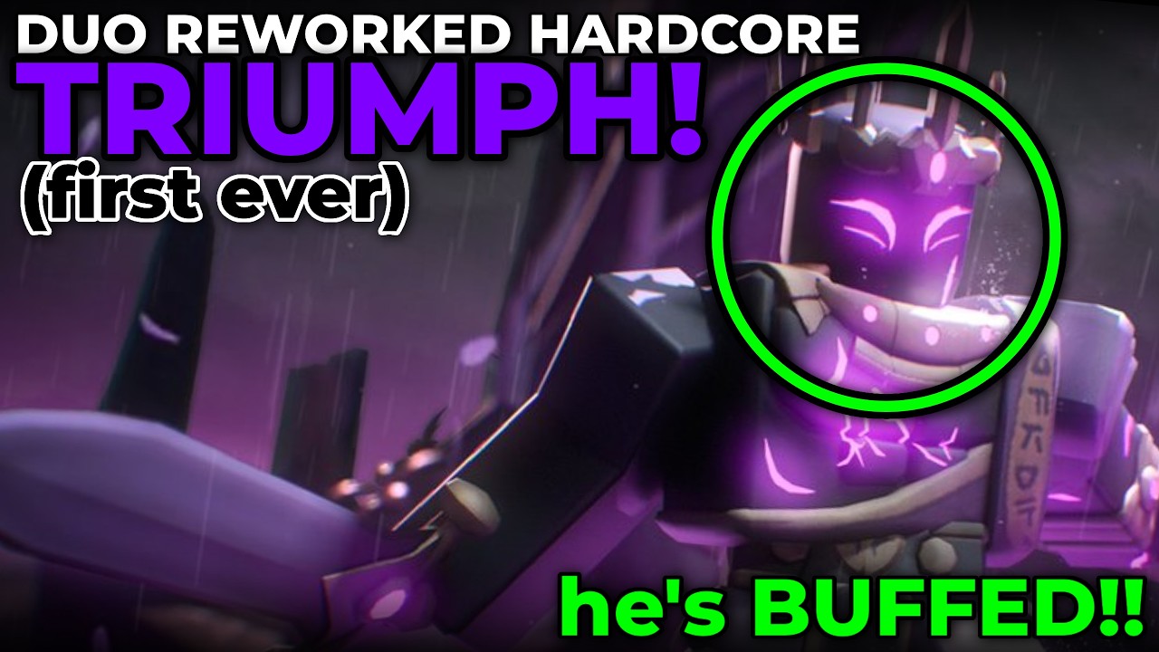 FIRST EVER REWORKED DUO HARDCORE TRIUMPH | Tower Defense Simulator