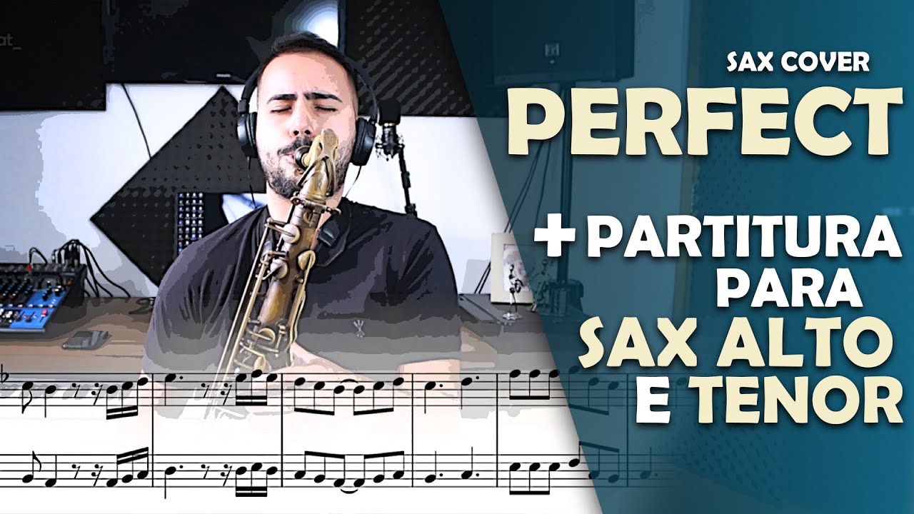 PERFECT de Ed. Sheeran no Saxofone | Prof. Harrison Peclat