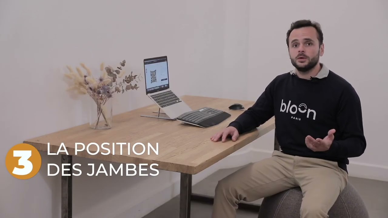 Si&egrave;ge ballon ergonomique design Bloon - Adopter une assise ergonomique