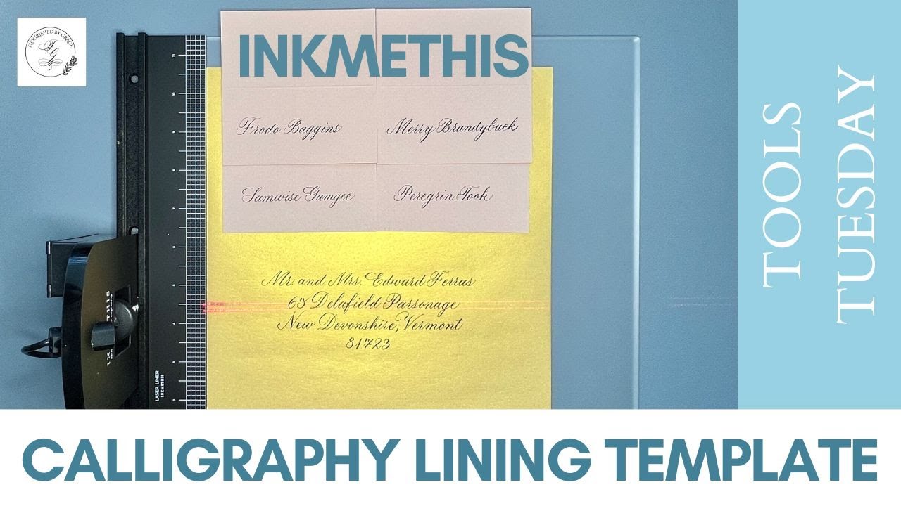 INKMETHIS Calligraphy Laser Liner Testing and Demonstration