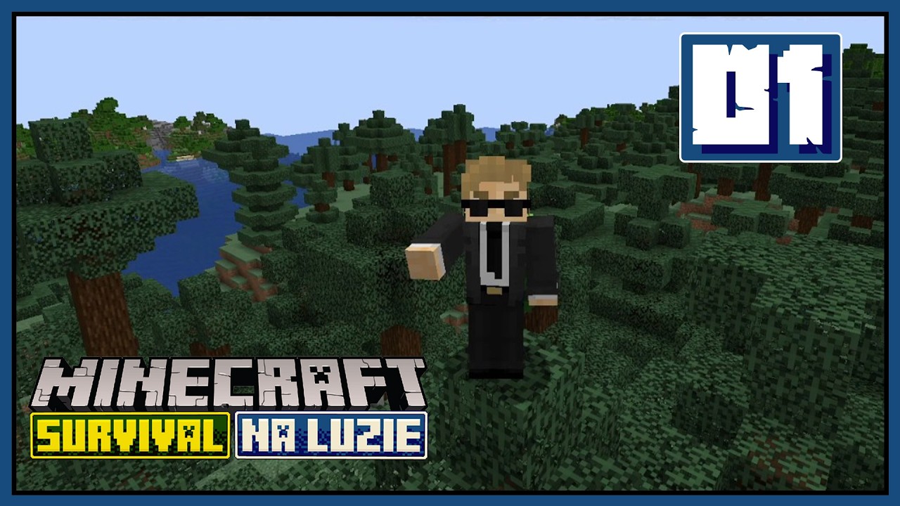 Minecraft Survival NA LUZIE odc. 01 - początek gry i pierwsze dni (wracamy!)