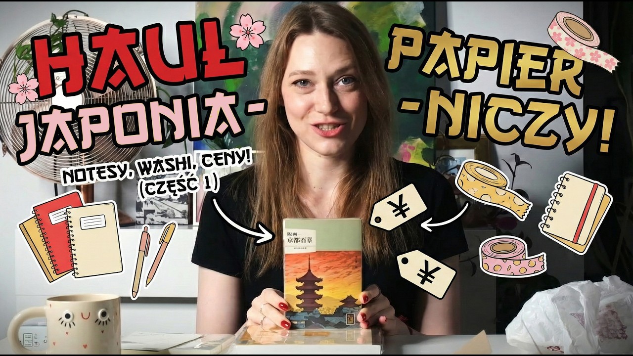 Haul zakupowy z Japonii - artykuły papiernicze, notesy, washi, por&oacute;wnanie cen (część 1)