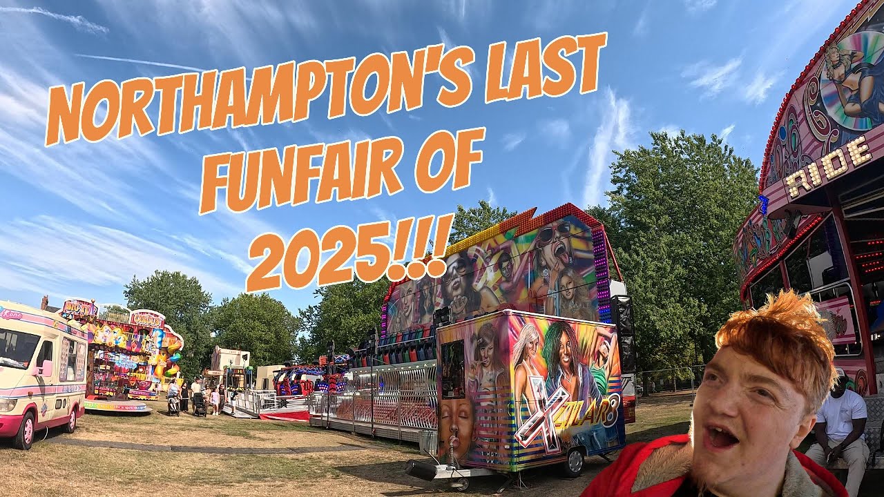Northampton's Last funfair of 2025 (Northampton Racecourse funfair vlog 2025)