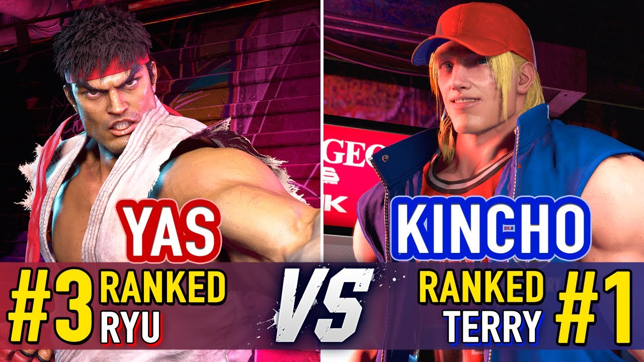 SF6 🤜 YAS (#3 Ranked Ryu) vs Kincho (#1 Ranked Terry) 🤛 SF6 High Level Gameplay