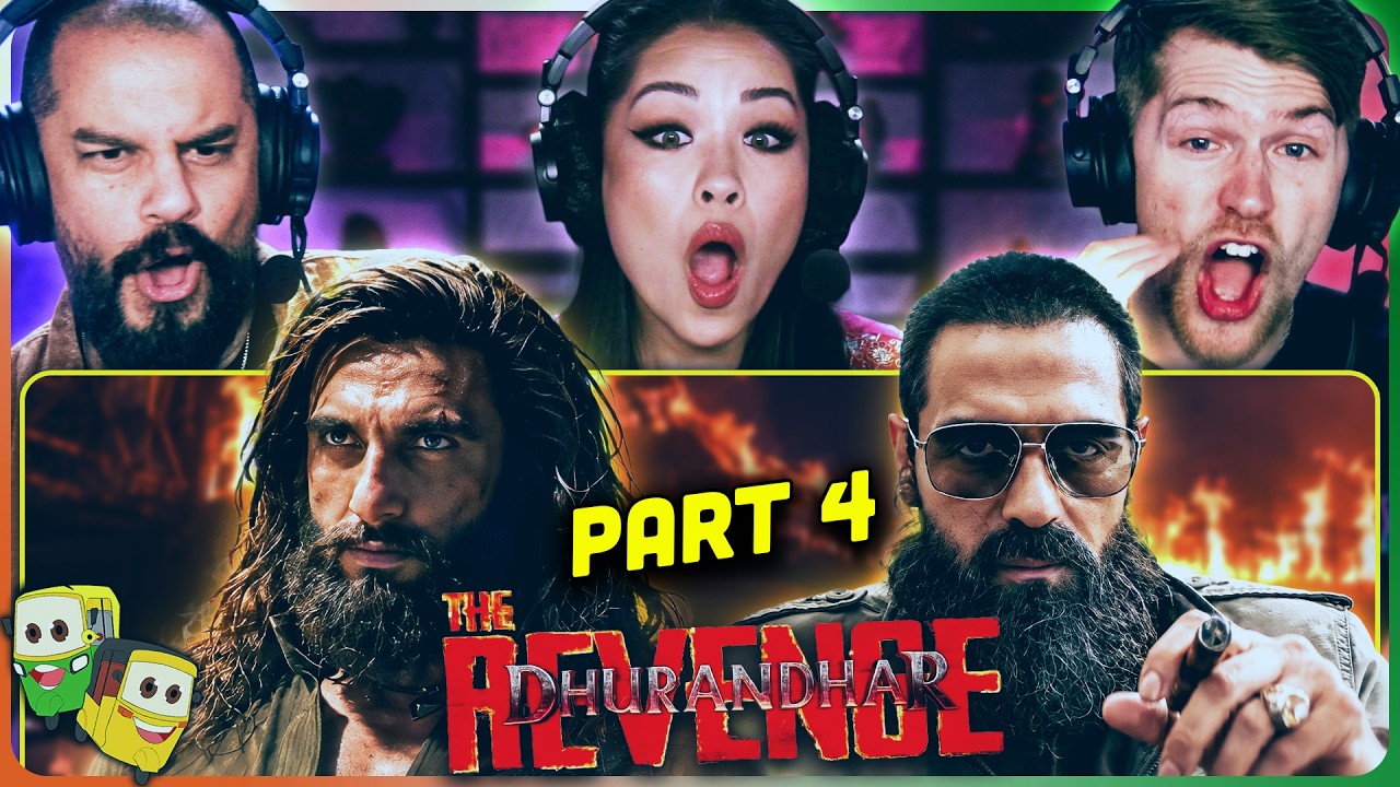 Часть 4 &mdash; DHURANDHAR 2: THE REVENGE &mdash; Реакция на фильм! | Ранвир Сингх | Санджай Датт | Адитья Дхар