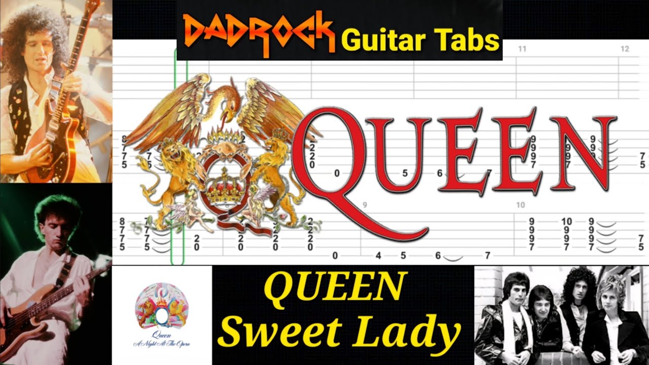 Sweet Lady - Queen - Lead Guitar TABS Lesson 