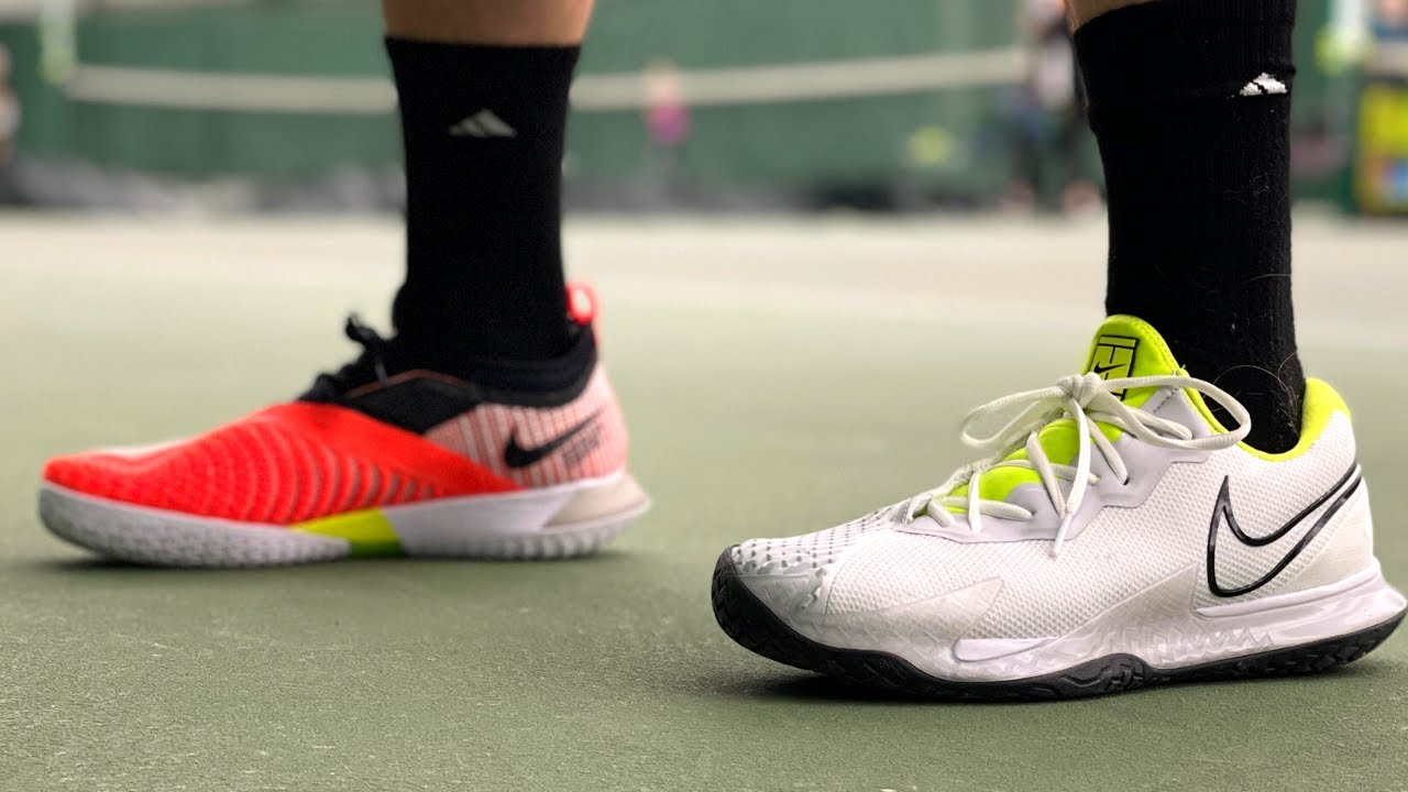 Nike Court React Vapor NXT VS Nike Vapor Cage 4 - Head To Head Comparison Review By Real Foot Doctor