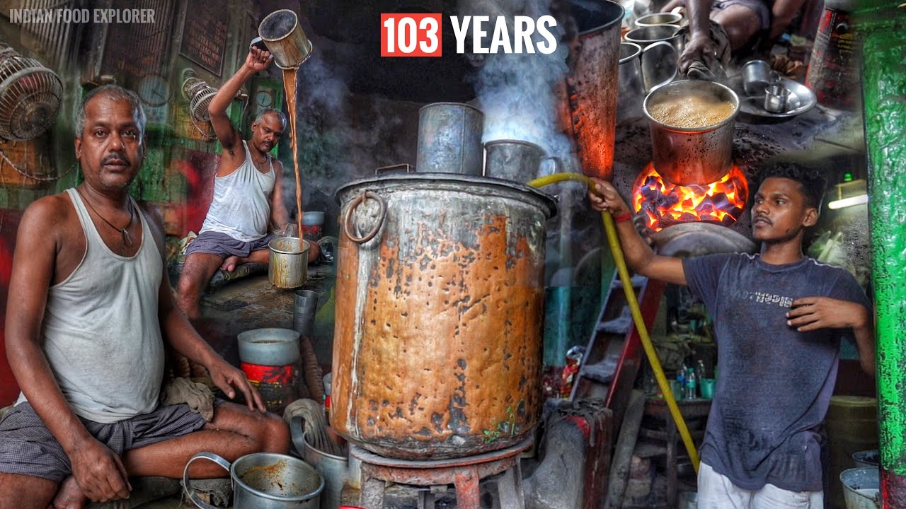 103 Years old Tea Shop | British Jamane Ka Steamer Se Banta Hai Chai | Indian Street Food
