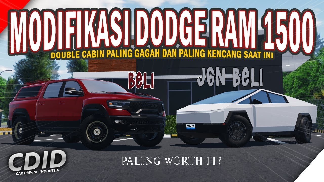 MODIFIKASI MOBIL BARU PALING GAGAH JANGAN BELI CYBERTRUCK KALO GAMAU RUGI? TONTON | CDID ROBLOX V2.1