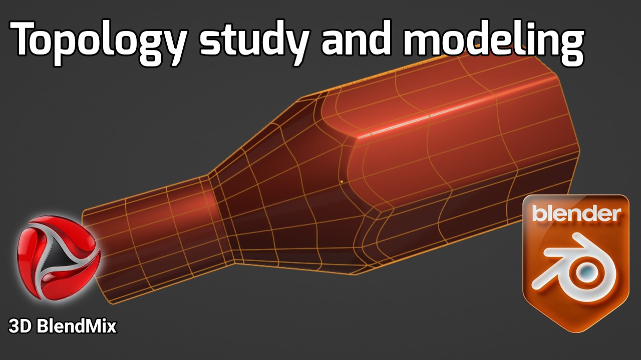 Topology study and modeling challenge in Blender 