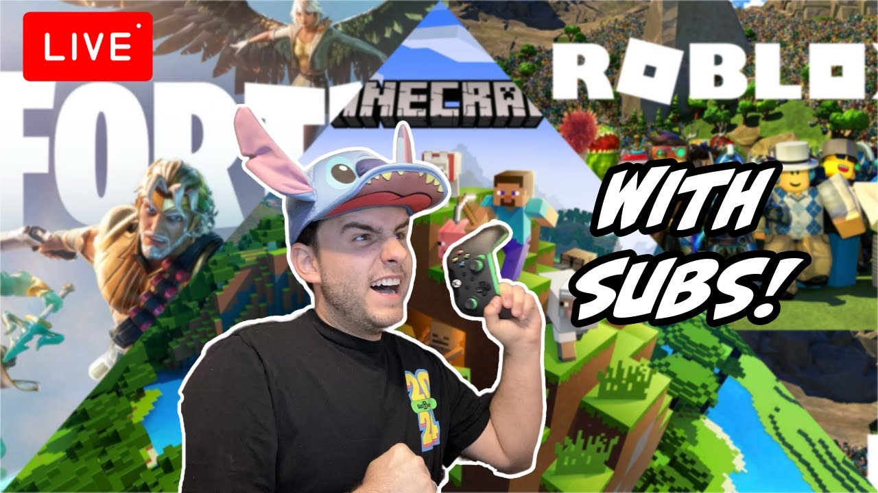 Weekend Fortnite And Roblox Adventures With Subs LIVE!