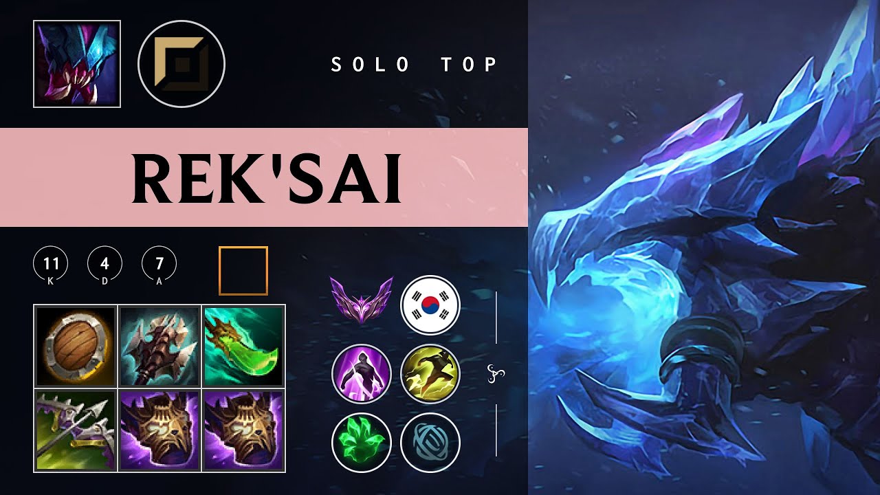 Rek'Sai Top vs Sion - KR Master Patch 26.03