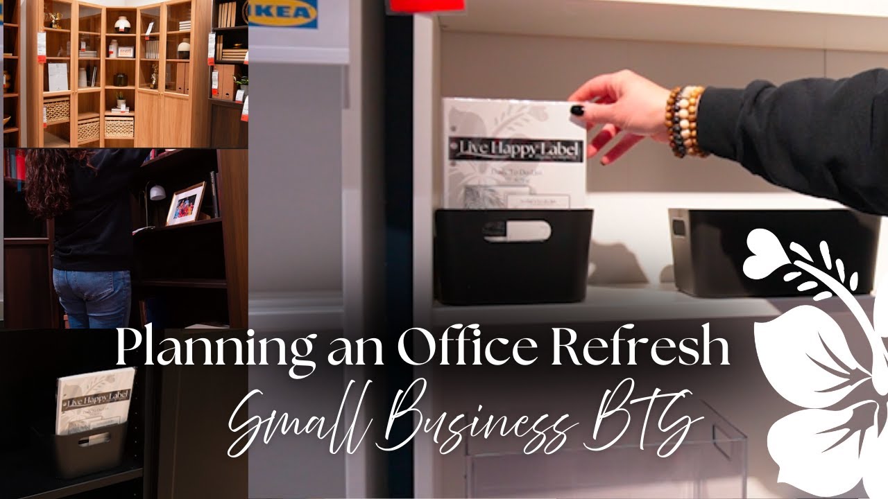 Немного работы, упаковка заказов, а потом ИКЕА 😅 Планирование обновления офиса 🌿 Видеоблог о мало...