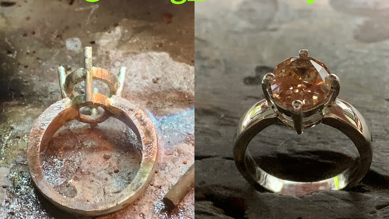 @Dung_Jewelry делится инструкцией по изготовлению простого женского кольца ручной работы.