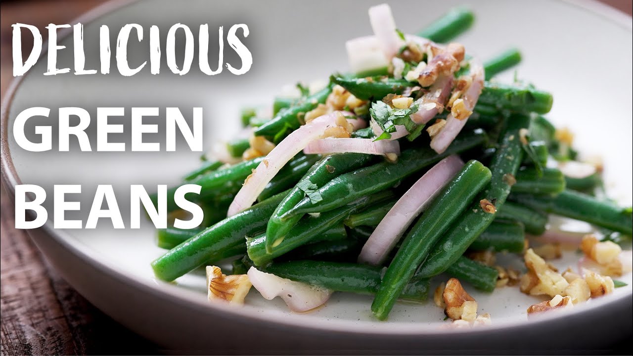 Easy GREEN BEAN Recipe - A Healthy Vegetarian And Vegan Recipe!