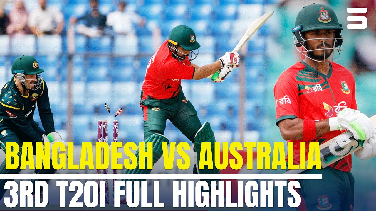 Bangladesh vs Australia | Best Moments From 3rd T20I | Chattogram 🔥| M9K1K