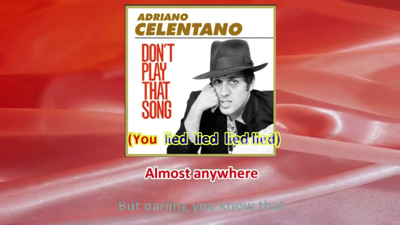 Don´t Play That Song with lyrics