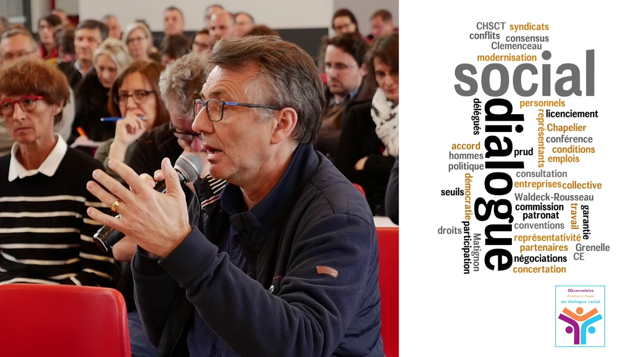 Rencontres dialogue social Vienne - Observatoire 86 - 09/04/2019