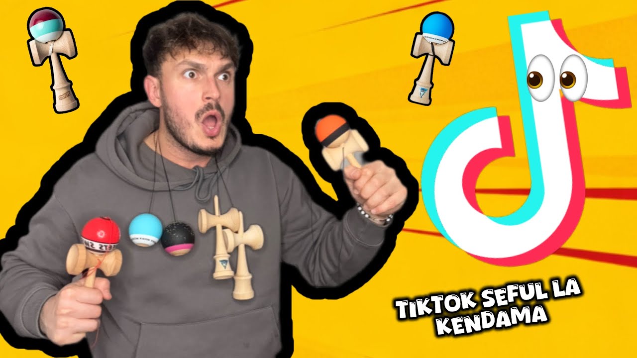 TIKTOK este ȘEFUL meu la KENDAMA și trick-uri (m-a făcut de rușine) 