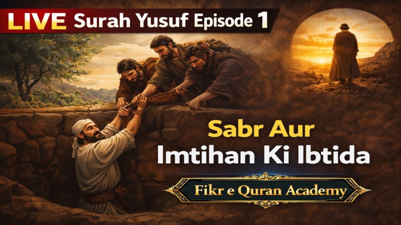 LIVE | Surah Yusuf Episode 1 | Sabr Aur Imtihan Ki Ibtida | Fikr e Quran Academy