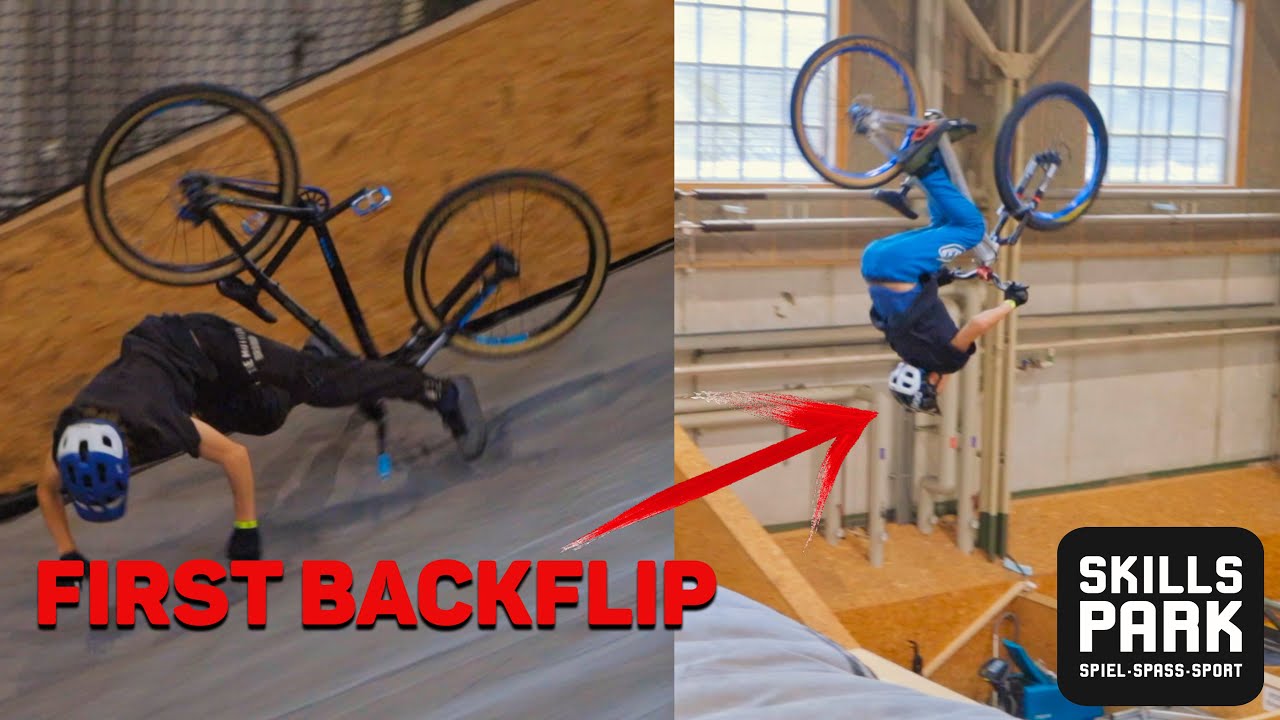 FIRST BACKFLIP AT SKILLS PARK + FAILS & BAILS / FULLSENDTV