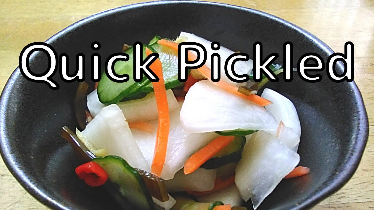 Quick Pickled Vegetables Japanese style [Japanese home cooking]