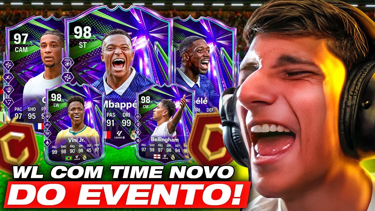 JOGUEI COM OS MELHORES DA COPA - MBAPPE 98 e cia