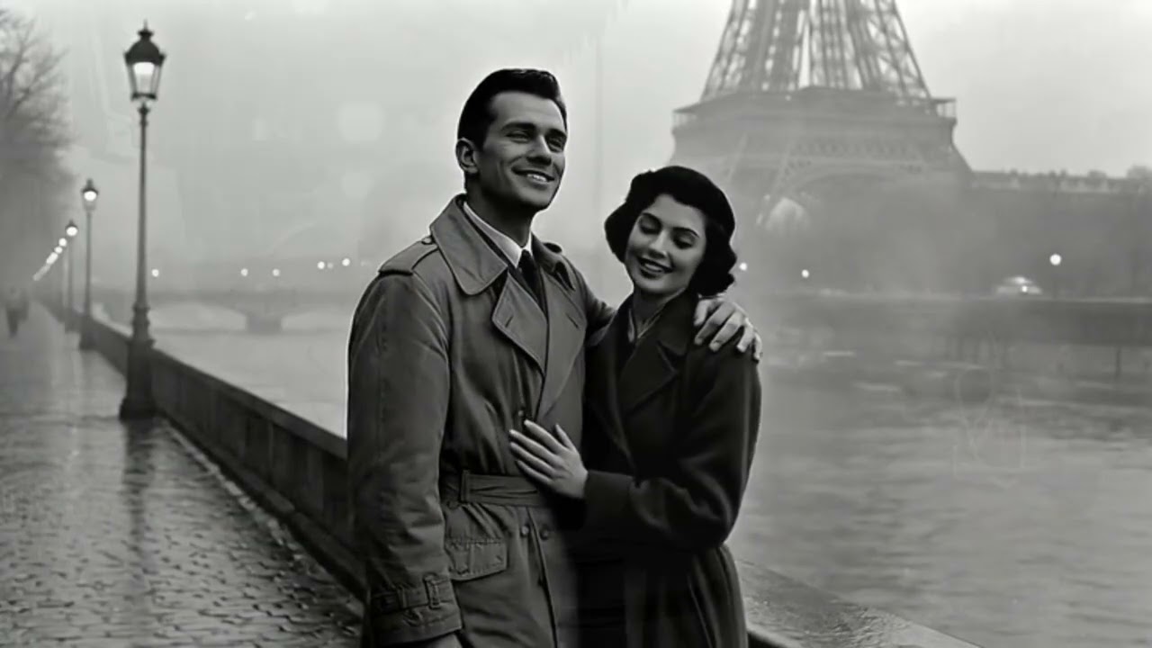 PARIS 1950 : 1 Hour of French Cinema Music & AI Visuals (Musique de Film Français)
