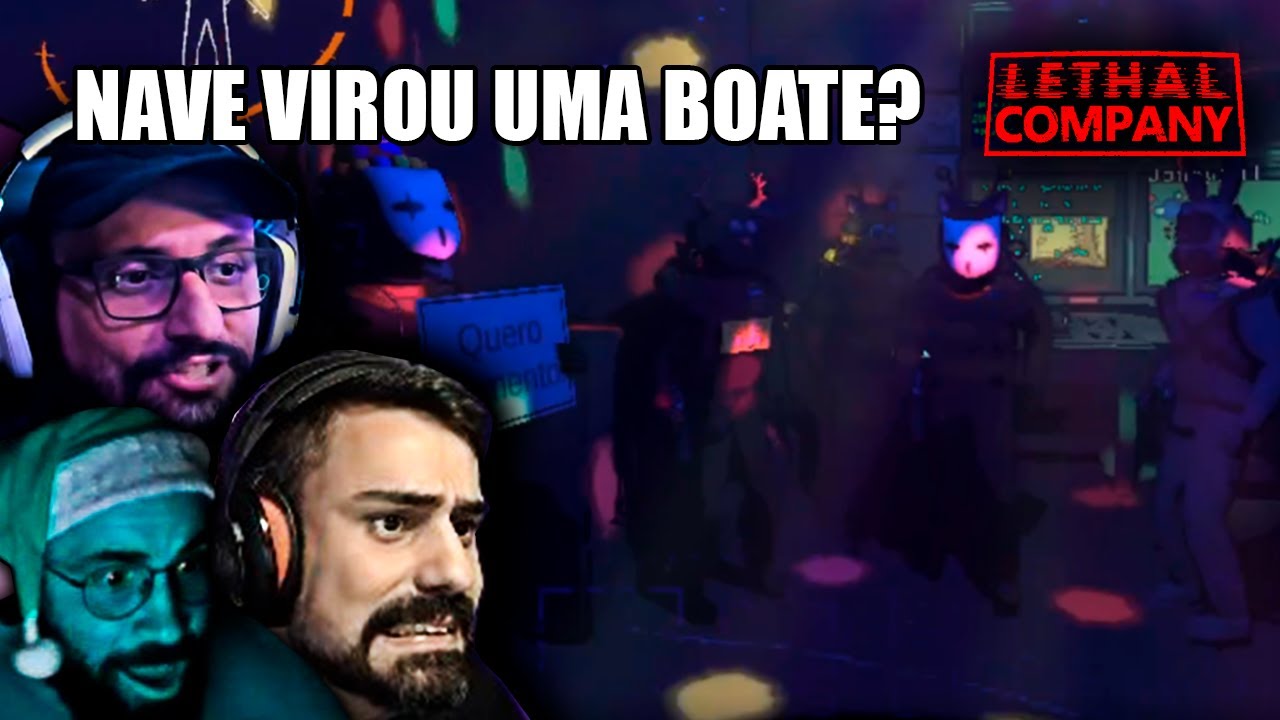 JOGAMOS O MAPA NOVO DE LETHAL COMPANY COM OS IMUNDOS SMZINHO ZANFAS FABIOCOG