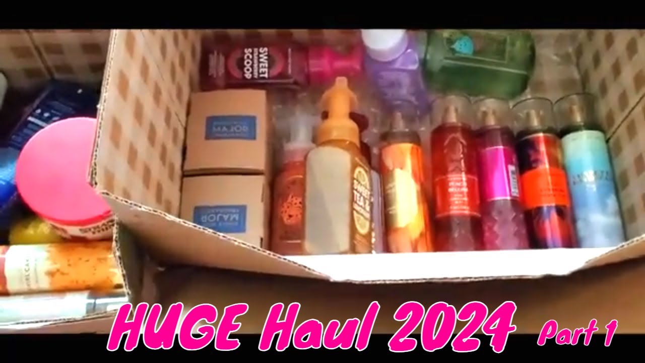 Bath and Body Works HUGE Haul 2024 PART 1