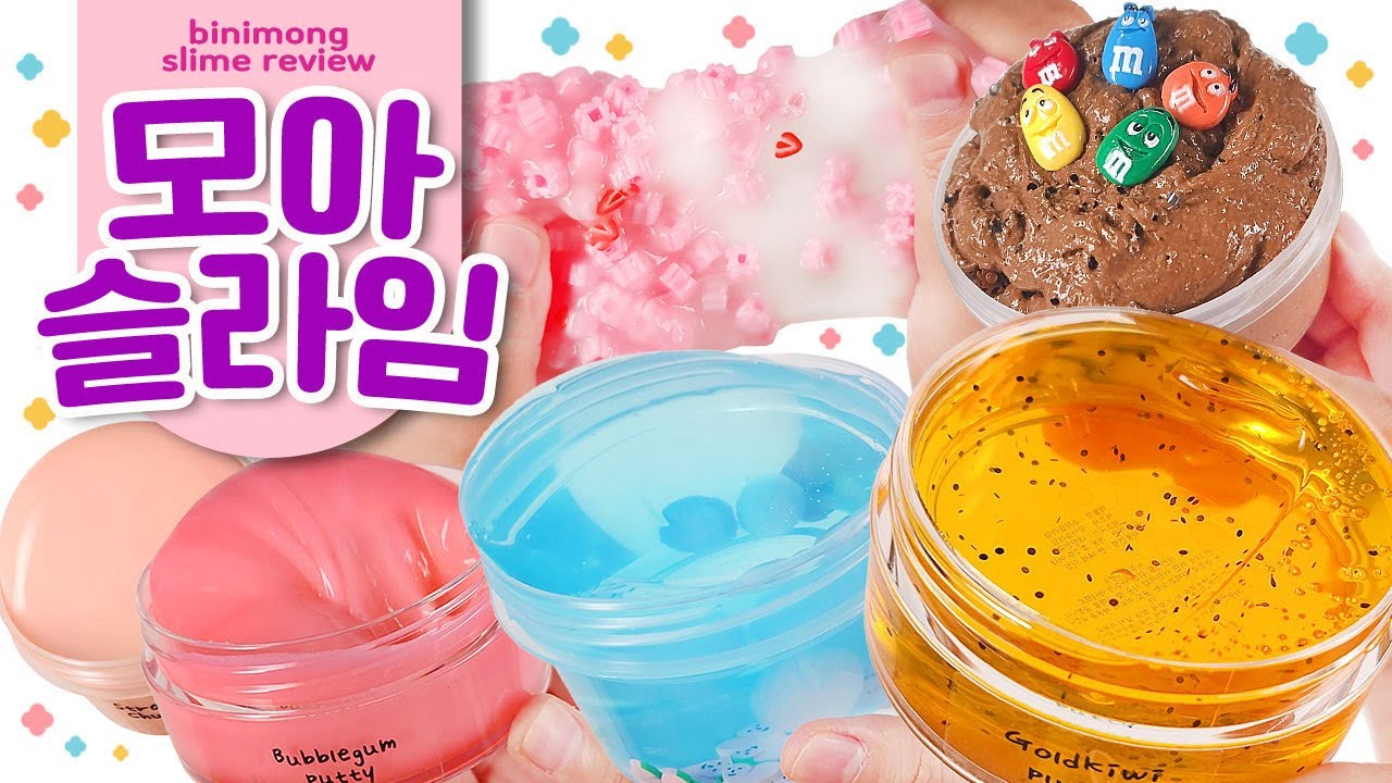 🥳 Обзор случайной коробки Moa Slime 1kg | Корейская слизь