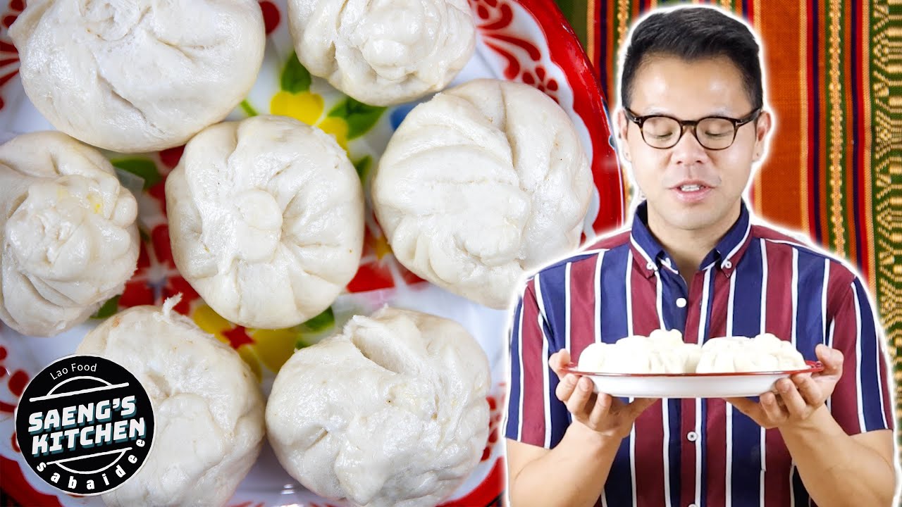 Как приготовить галабао | Паровые булочки. Лаосская кухня в Saeng's Kitchen