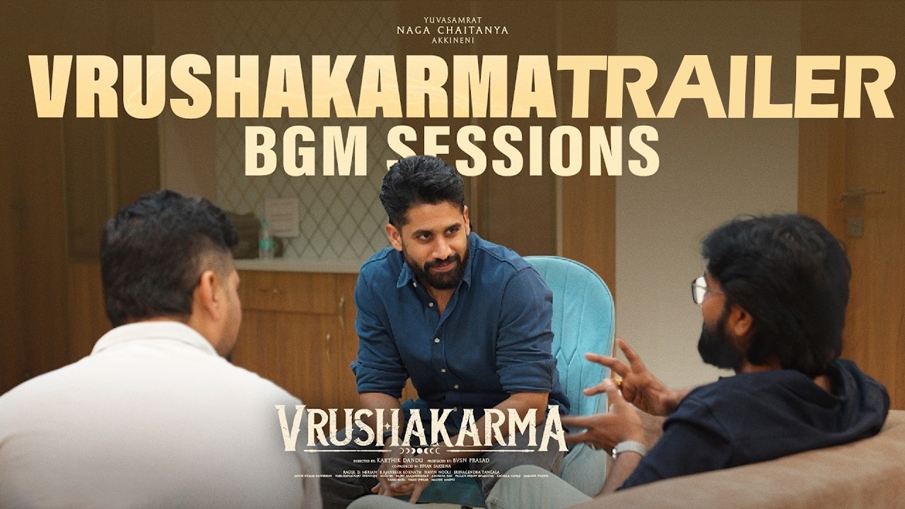 Vrushakarma Teaser BGM Sessions || Naga Chaitanya || Karthik Dandu || Meenakshi || Ajaneesh || MTB