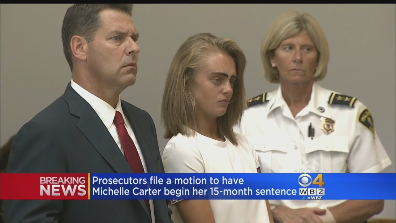 Prosecutors File Motion To Have Michelle Carter Begin 15-Month Sentence