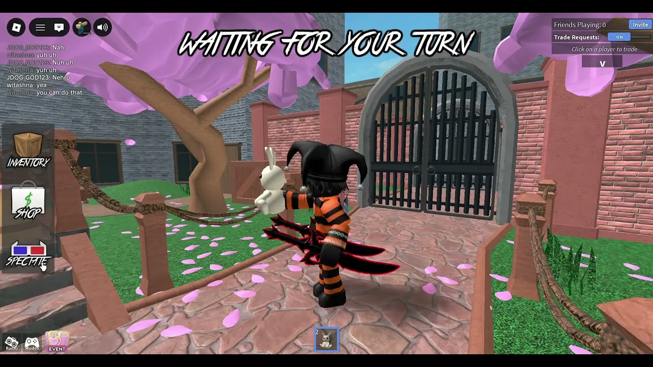 I played Murder Mystery 2 (MM2) in Roblox!