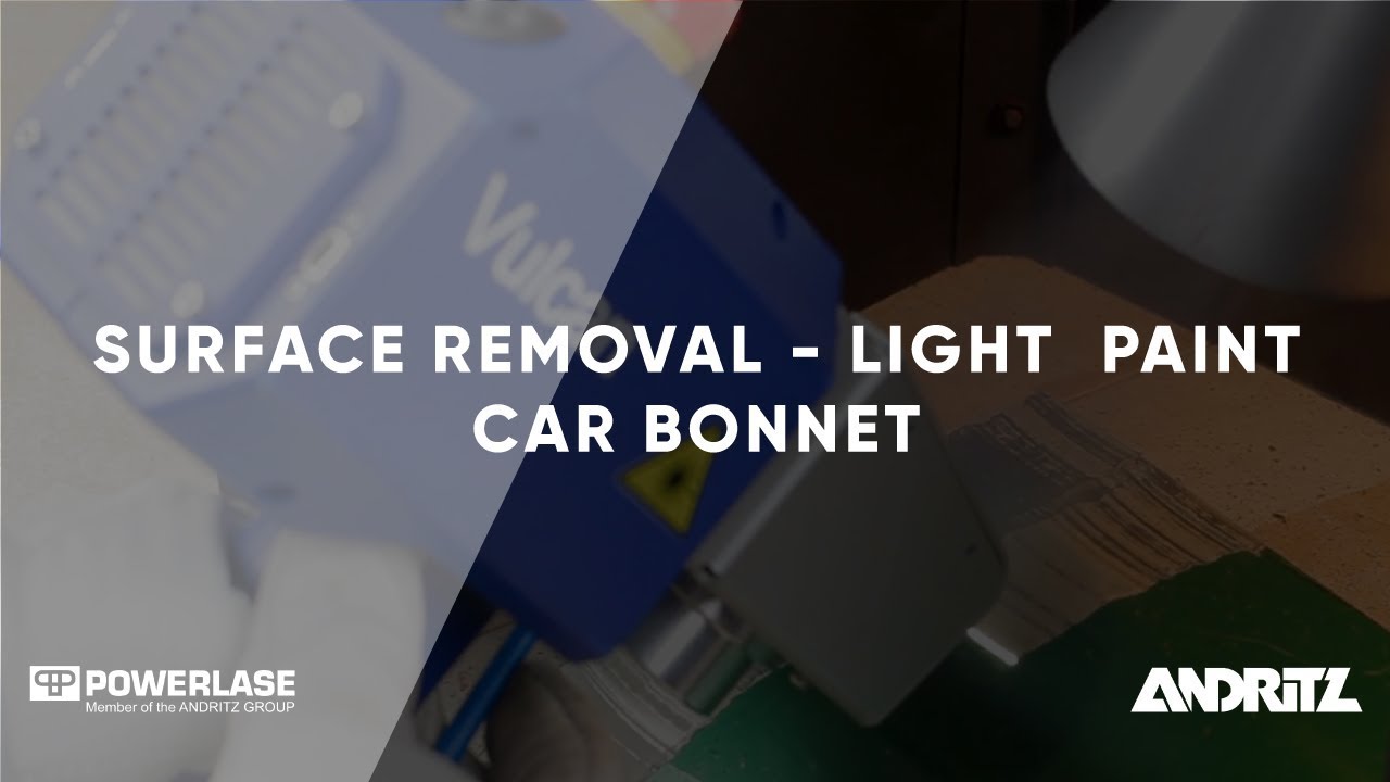 Surface Removal - Light Paint - Car Bonnet | Powerlase