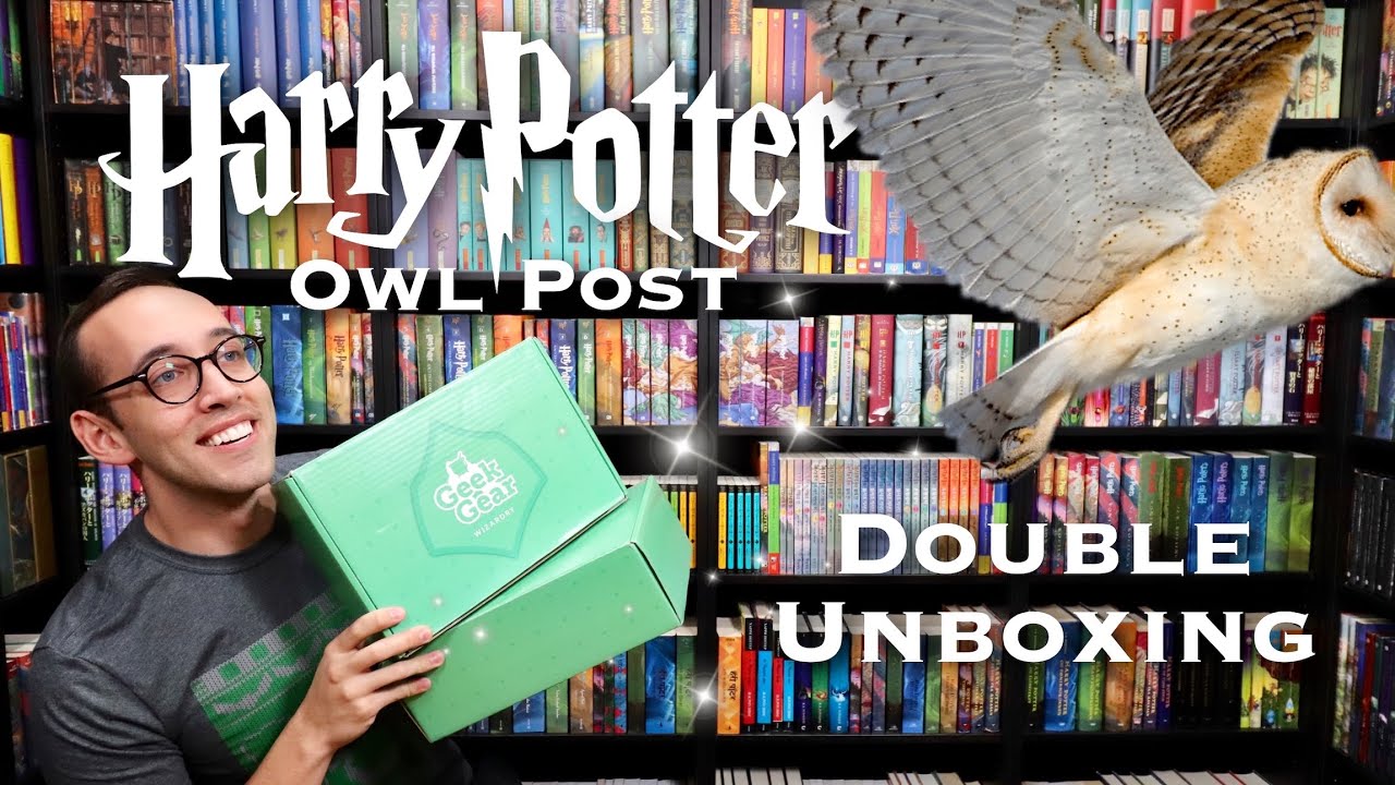 HARRY POTTER GEEK GEAR WIZARDRY DOUBLE UNBOXING DECEMBER & JANUARY