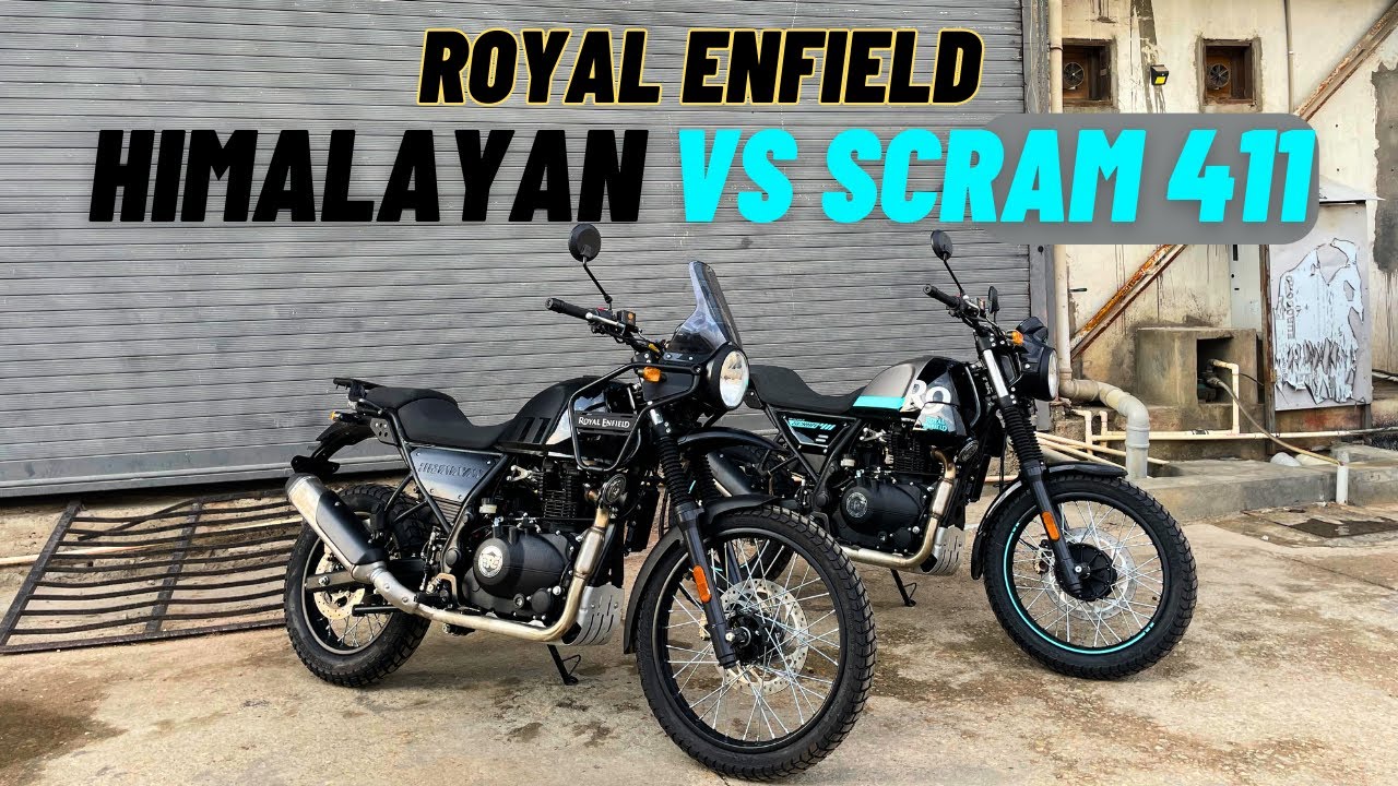 2023 RE Himalayan vs Scram 411 - Detailed Comparison⚡