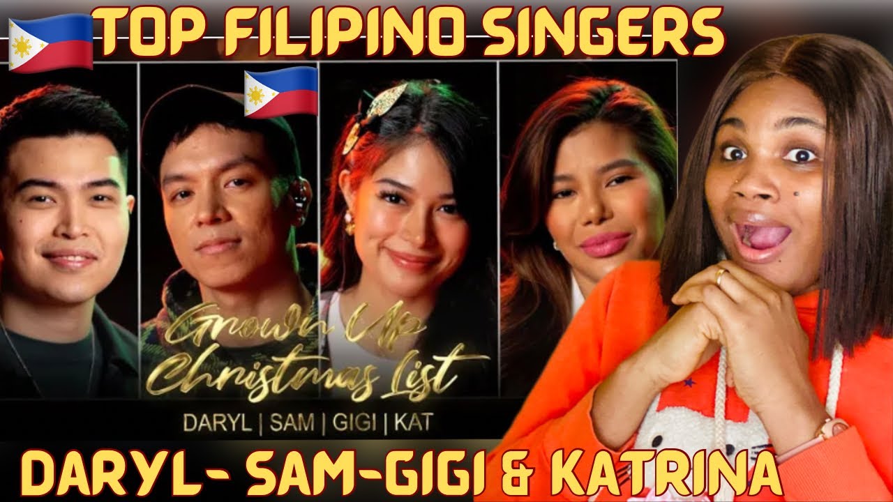 Grown-Up Christmas List -Cover by - Daryl Ong, Sam Mangubat, Katrina Velarde, Gigi De Lana. Reaction
