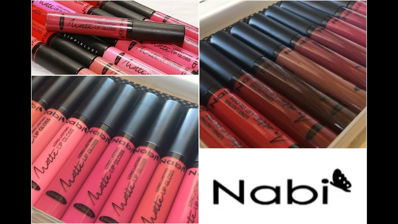 Nabi “Liquid Lipsticks” - 25 Different Swatches