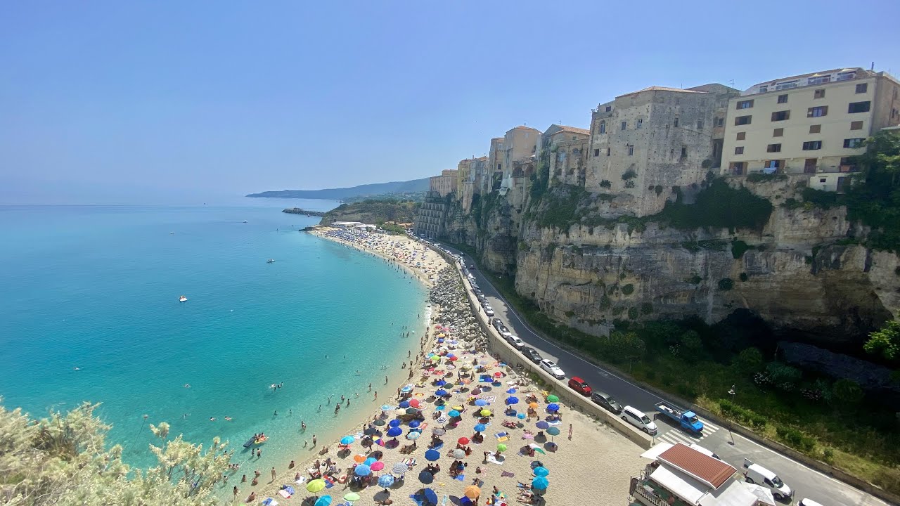 #4 Италия, смотровая Capo Vaticano, шикарный пляж, мороженое Tartufo, Калабрия, июнь 2023