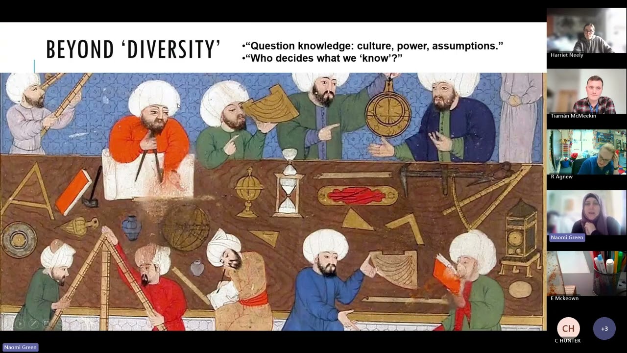NICIE Teachers' Committee: Online Session with Dr Naomi Green - Anti-Racism, Hidden Histories in NI
