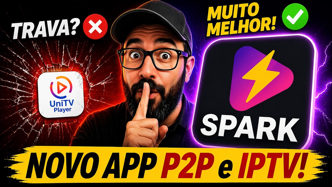 Seu UniTv est&aacute; TRAVANDO? Esse APP tem IPTV + P2P no MESMO APLICATIVO