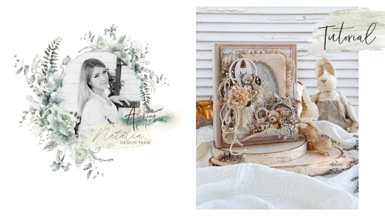 Cover decor for a photo folder from Natasha Matvienko