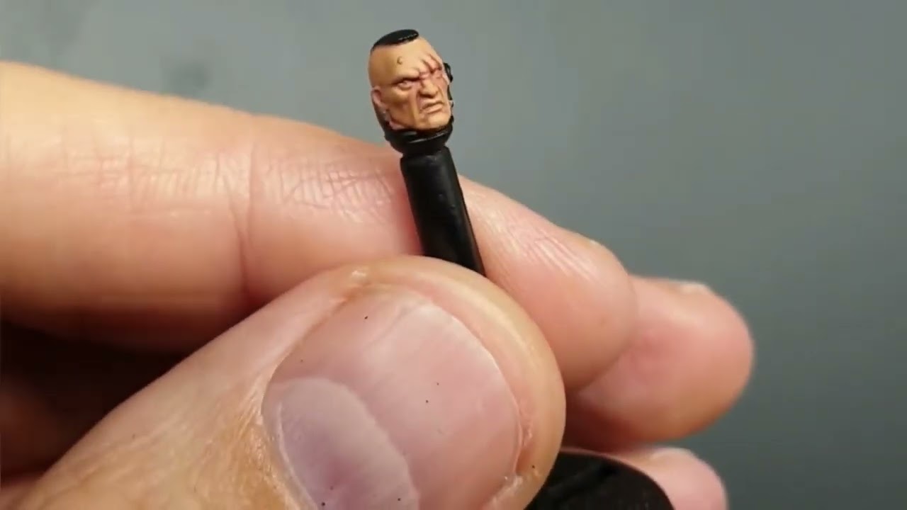 How to paint faces on miniatures  Light skin tones