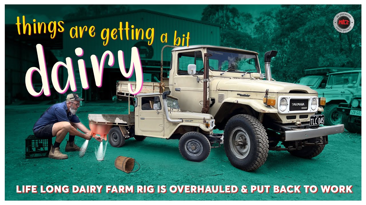 Dairy Farmers HJ45 gets a freshen up - Mr Landcruiser