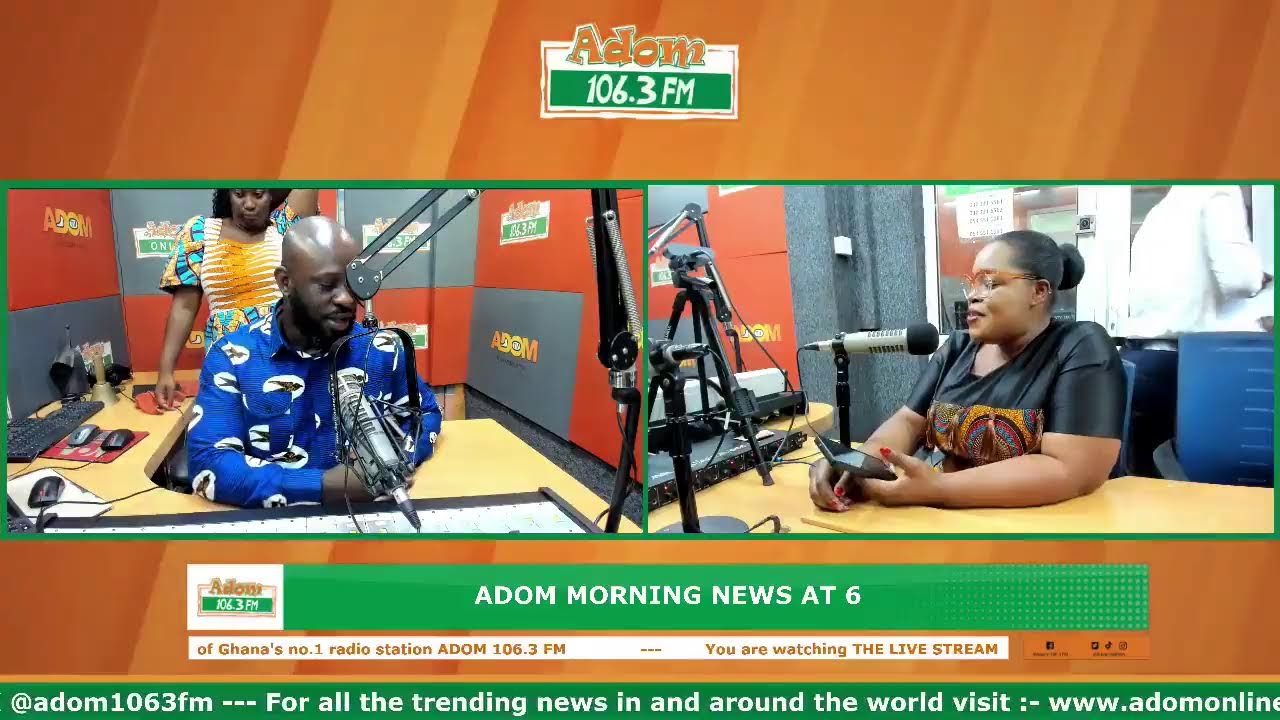 Adom Morning News At 6 on Adom 106.3 FM (16-03-26)