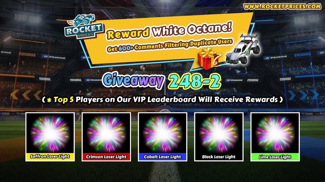 🔥Get 5x Painted Rocket League Laser Light For FREE | Rocketprices.com Giveaway 248-2
